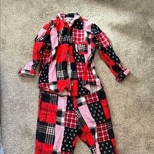 Plaid Victoria Secret Pajamas - Red and Black